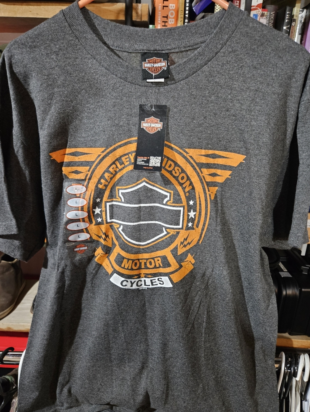 Longhorn Harley-Davidson Grand Praire, TX Charcoal Short Sleeve Tee